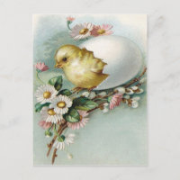 Victorian Easter Ephemera Holiday Postcard