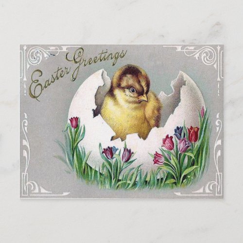 Victorian Easter Ephemera Holiday Postcard