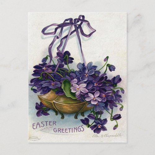 Victorian Easter Ephemera Holiday Postcard