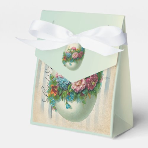 Victorian Easter Flower Egg Easter Parties Favor Boxes