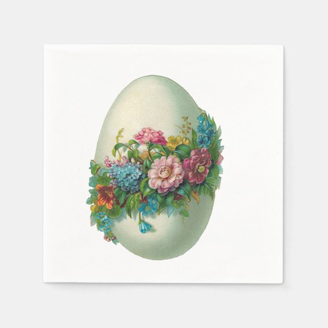 Victorian Easter Flower Egg! Napkins (Front)