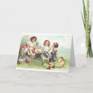 Victorian Easter Greeting Card