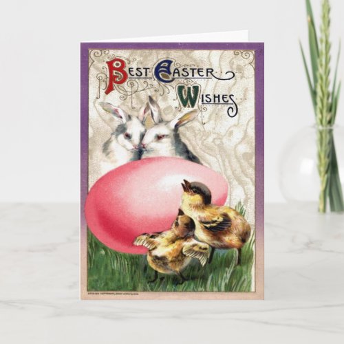 Victorian Easter Holiday Card