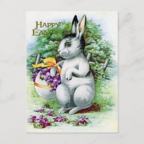 Victorian Easter Holiday Postcard