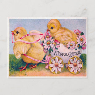 Victorian Easter Holiday Postcard