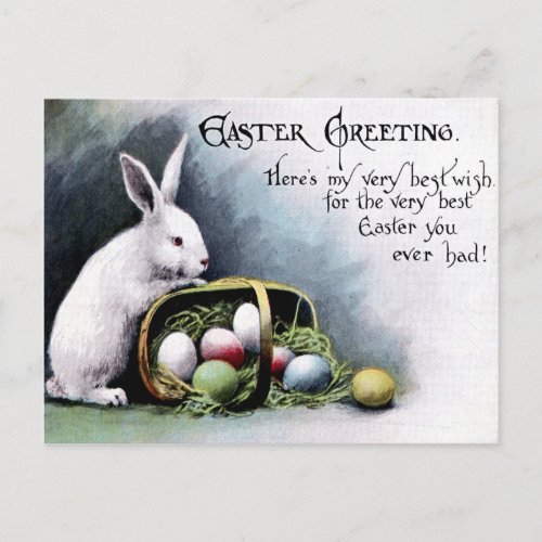 Victorian Easter Holiday Postcard