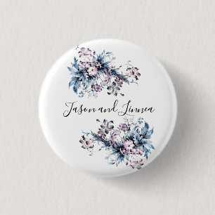 Victorian Elegant Flowers Romantic Beloved Button