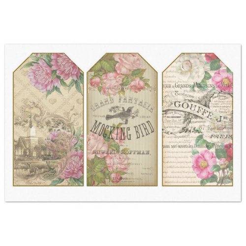 Victorian  Emphemera Series Design 20 Tissue Paper