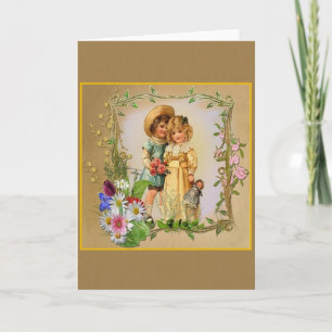 Victorian Engagement or Wedding Card