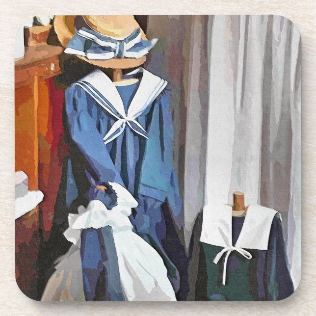 VICTORIAN ENGLAND BEVERAGE COASTER (Front)