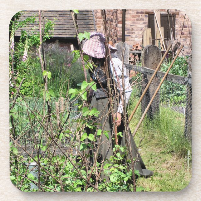 VICTORIAN ENGLAND BEVERAGE COASTER (Front)