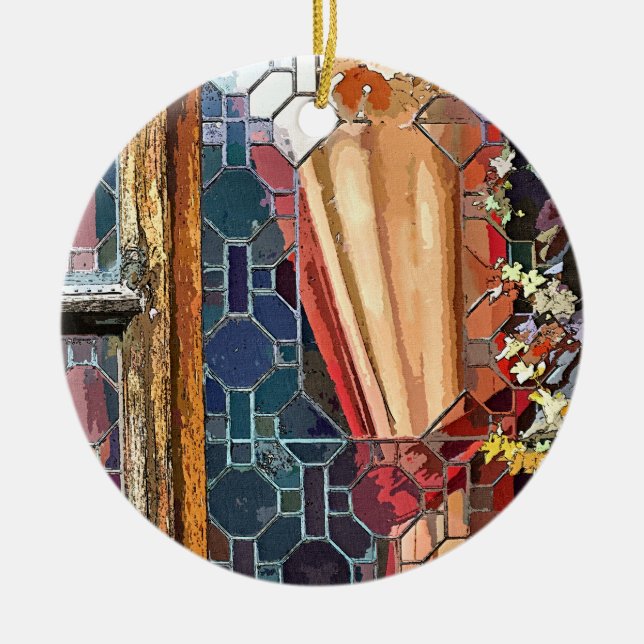 VICTORIAN ENGLAND CERAMIC ORNAMENT (Front)