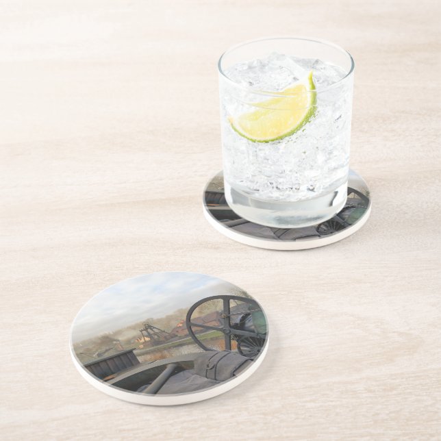 VICTORIAN ENGLAND DRINK COASTER (Side)