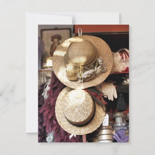 VICTORIAN OLD ENGLAND CUSTOM INVITATION