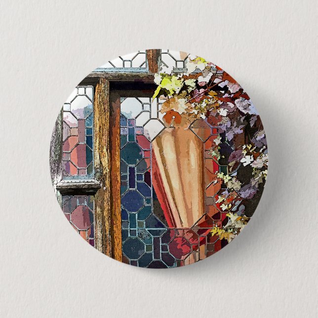 VICTORIAN ENGLAND PINBACK BUTTON (Front)