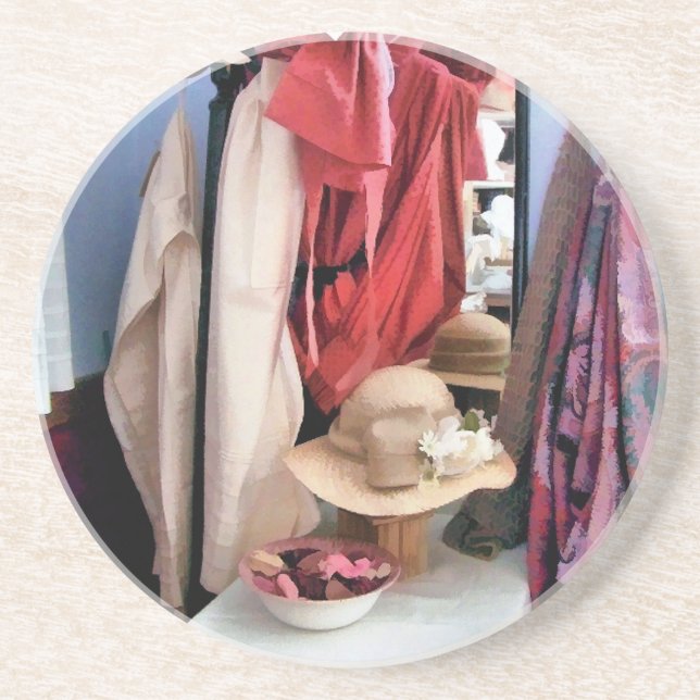 VICTORIAN ENGLAND SANDSTONE COASTER (Front)