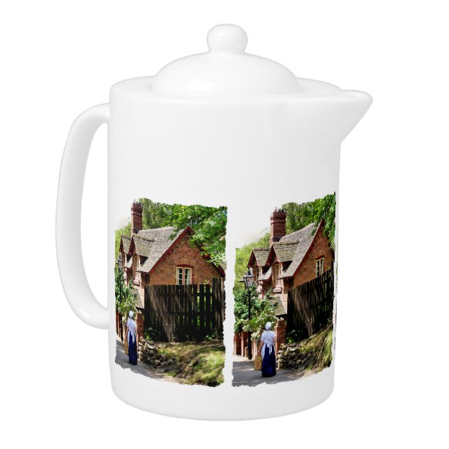 VICTORIAN ENGLAND TEAPOT (Left)