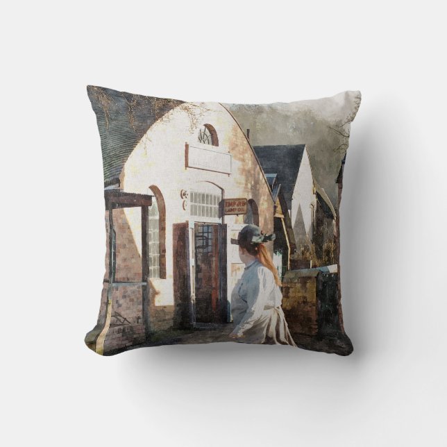VICTORIAN ENGLAND THROW PILLOW (Front)