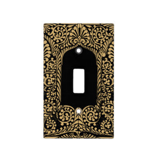 Victorian Era 1856 Art Nouveau Foliage Light Switch Cover