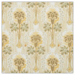 Victorian Era Art Nouveau Flower Pattern Fabric