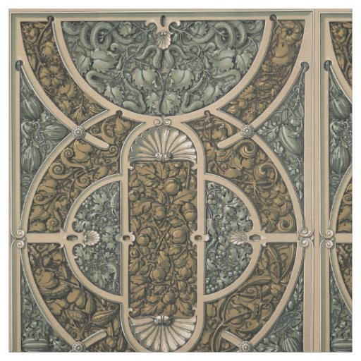 Victorian Era Art Nouveau Foliage by Anton Seder Fabric
