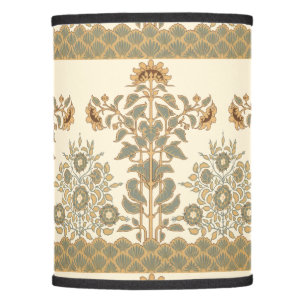 Victorian Era Art Nouveau Sunflower Frieze Pattern Lamp Shade