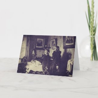 Victorian Era Death Photo Card