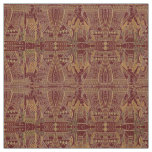 Victorian Era Egyptian Revival Pattern Print Fabric