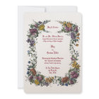 Victorian Era Floral Cartouche