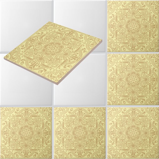 Victorian Era Floral Foliage Pattern by Dresser Ceramic Tile (Creator Uploaded)