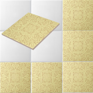 Victorian Era Ornate Ornament Pattern by Dresser Ceramic Tile