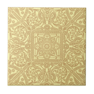 Victorian Era Ornate Ornament Pattern by Dresser Ceramic Tile