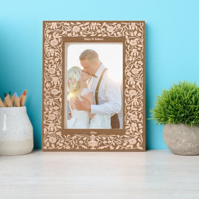 Victorian Era Rose Floral Vine Border Engraved Frames (Creator Uploaded)