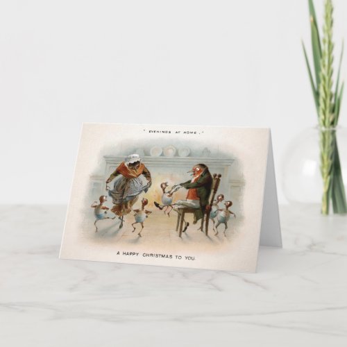 Victorian Evenings at Home Christmas Card
