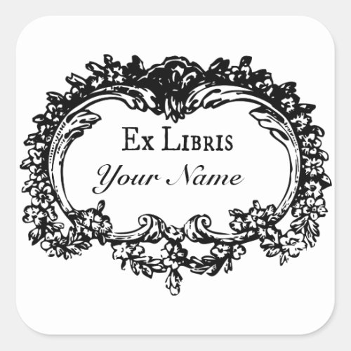 Victorian Ex_Libris Bookplate Stickers