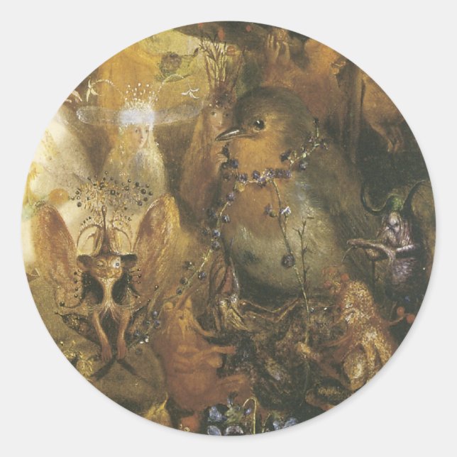 Victorian Faerie Sticker - Faeire Bird (Front)