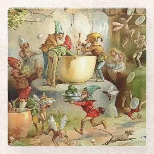 Victorian Fairies by E S Hardy Glass Coaster