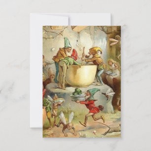 “Victorian Fairies” by E S Hardy RSVP Card