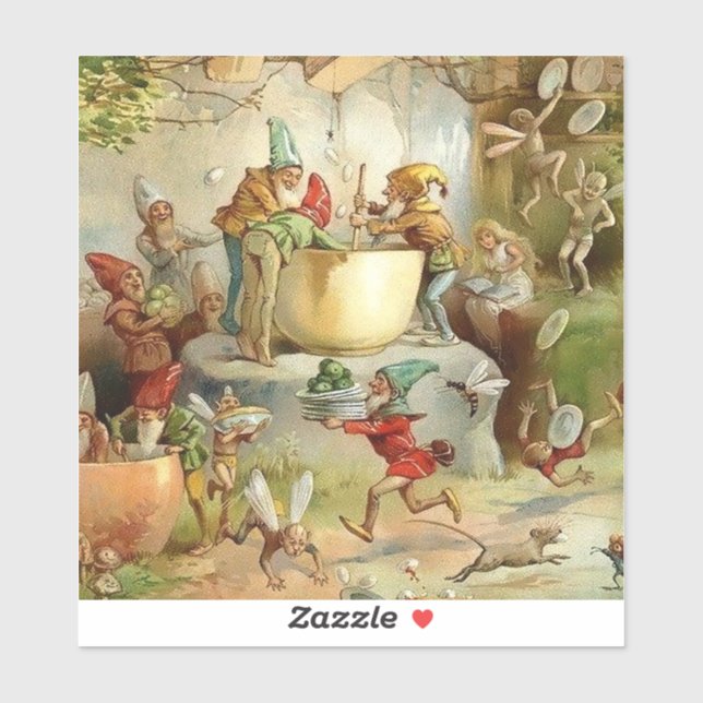 “Victorian Fairies” by E S Hardy Sticker (Sheet)