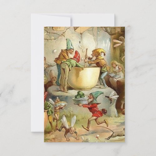 Victorian Fairies by E S Hardy Thank You Card