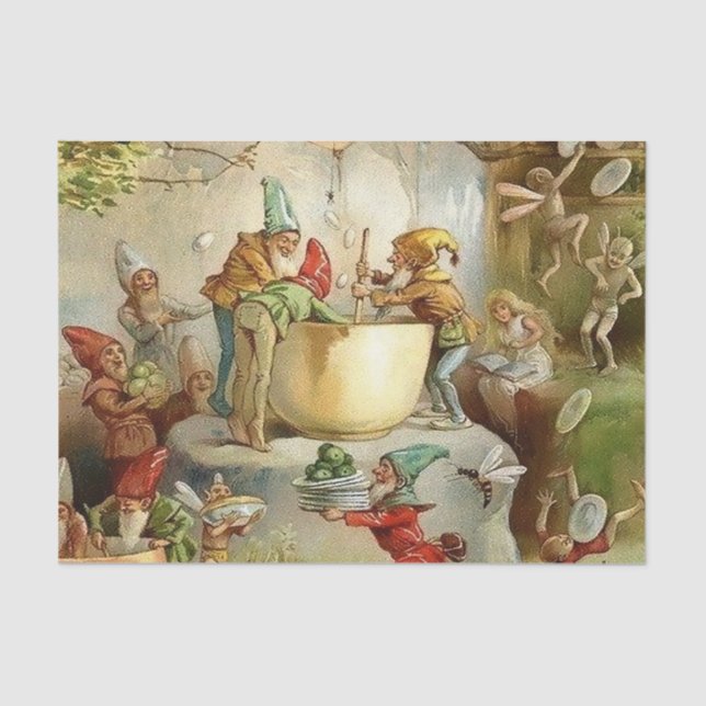 “Victorian Fairies” by E S Hardy Tissue Paper (Front)