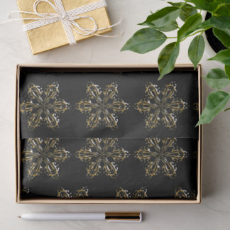 Victorian Fantasy Snowflake Christmas Tissue Paper