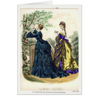 Victorian fashion plate cards