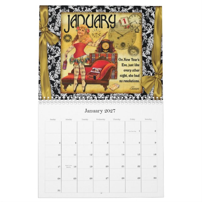 Victorian Floozies 2010 Calendar (Jan 2027)