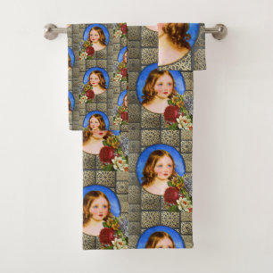 Victorian Floral Bathroom Towel Sets