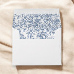 Victorian Floral Dusty Blue French Wedding Envelope<br><div class="desc">Elevate your wedding stationery with a Victorian floral dusty blue French-inspired envelope. Featuring intricate floral detailing and a soft dusty blue hue, this envelope exudes timeless elegance and romantic charm. Perfect for couples seeking a refined and sophisticated aesthetic, the design reflects the grace of Victorian-era style with a modern French...</div>