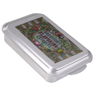 Victorian floral fruit baking extract chart cake pan