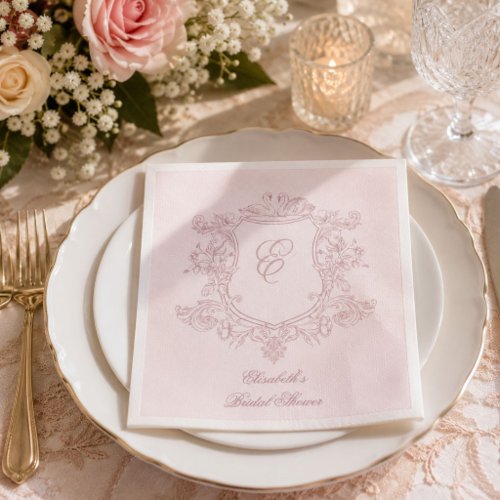 victorian floral garden luxe napkins