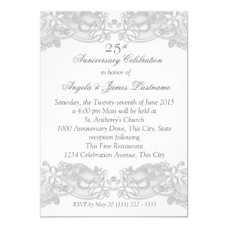 Invitation Cards 25th Wedding Anniversary Ideas 25th Wedding Anniversary Invitations Wording Like Success