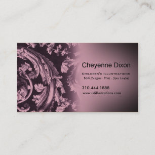 Victorian Flourish custom designer business card